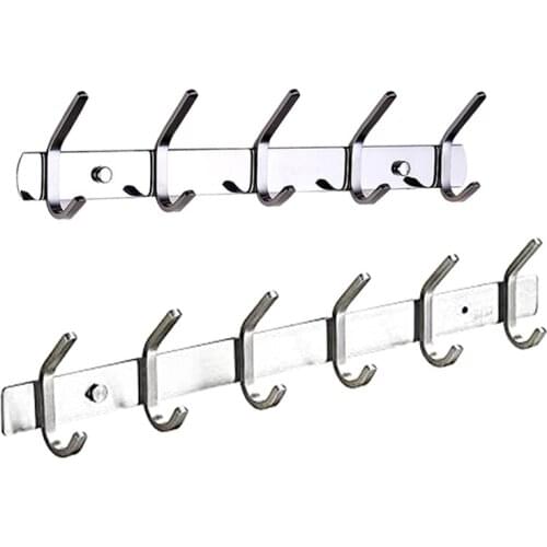 Clothes modern design bathroom towel racks for bedroom hallway hall Wall mounted coat rack with 5 hooks wall storage rack hook