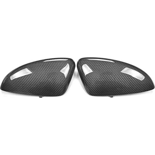 Carbon Fiber Car Side Door View Mirrors Replacment Cover For Mazda CX-5 2013-2014