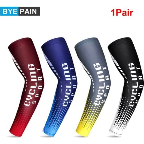 1Pair UV Sun Arm Sleeves UPF 50 for Men Women, Sports Compression Arm Sleeves for Driving Golf Fishing