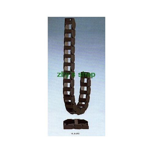 1000MM 18 x 37mm Cable Drag Chain Radius 38mm/48mm Wire Carrier Type Non-opened