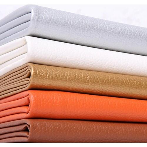 138cm * 100cm * 0.8mm size Lychee texture leather Handmade Leather Piece Craft DIY Leather bag Belt Fabric Leatherette material