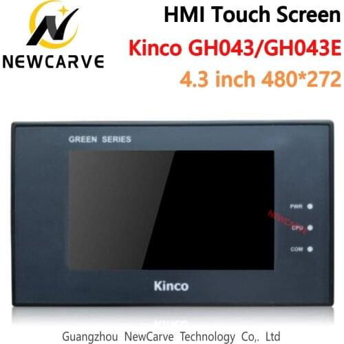 4.3 Inch Ethernet HMI Kinco GH043 GH043E Touch Screen 480*272 SD Card Extension Human Machine Interface NEWCARVE