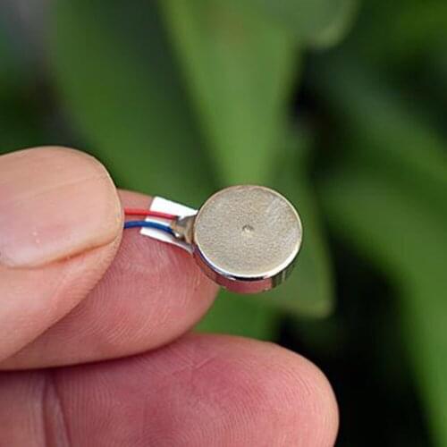5PCS/lot Mini 10mm*3mm Vibration Motor DC 3V 3.7V Micro 10MM Flat Button Type Vibration Motor for Sports Smartwatch Massager