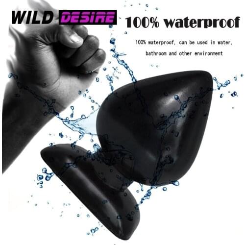12x7.5cm Soft Big Anal Plug Super Huge Butt Plugs Anus Dilation Sex Toys Big Vaginal Plug Silicone Dildo Thick Anal Dildos Toys