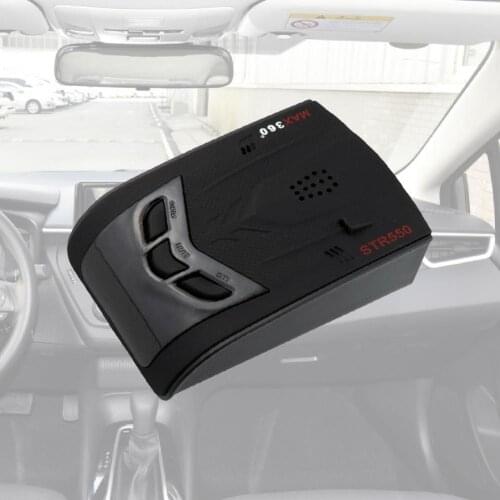 Auto Car Anti Radar Signal Detector (Chinese/English/Russian)for Vehicle Speed Voice Alert Warning 16 Band LED Display Detector