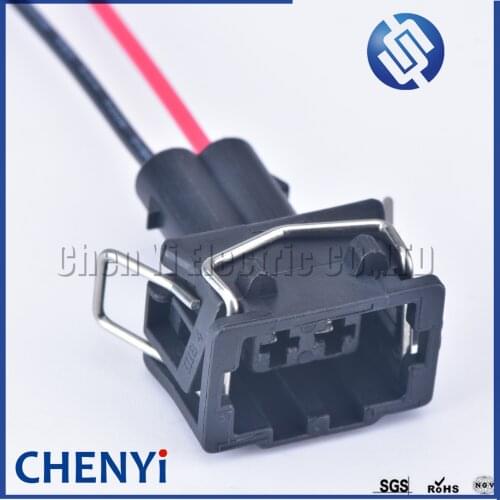 1 pcs 2 Pin 3.5mm 357 972 762 / 357 972 752 Auto Waterproof plug Back Up Lamp Switch Connector for VW Audi with 15cm wires