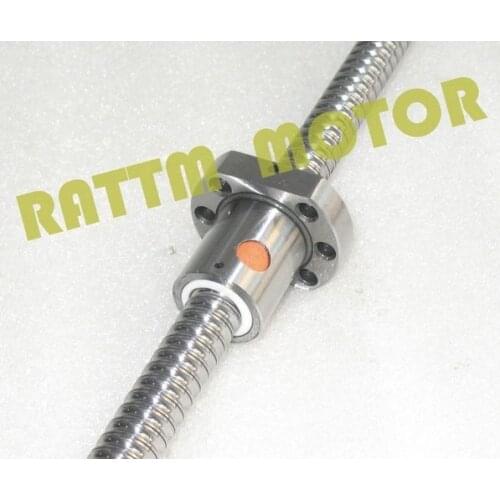 CNC Mechanical Parts 1PC SFU1605 Ballscrew - L200mm + 1PC 1605Nut for BK/BF12 standard processing
