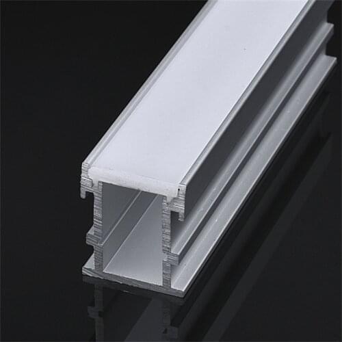 Length customized aluminum housing led light bar cabinet lighting housing high power aluminium profile for led strips