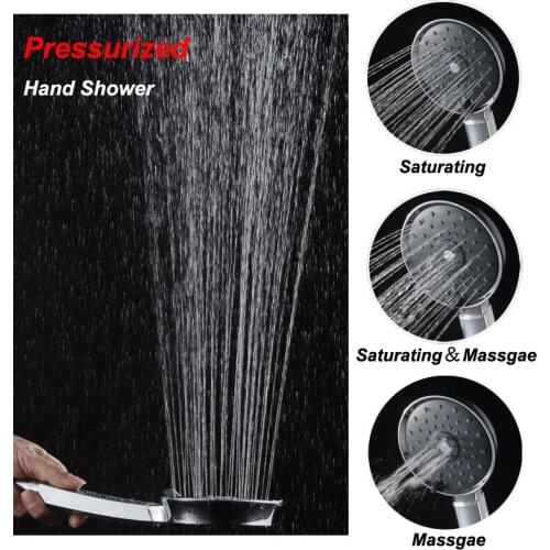 Electricity OEM pressure massage 3 function handheld shower/shower/portable water bath