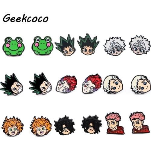 J2760 Creative Anime Earrings Party Favors Jewelry Gift for Girlfriend Birthday Presents Stud Earrings Women Earrings