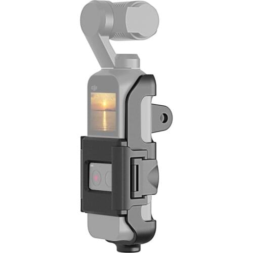 Ms.L.Meilyadigital Action Camera mount Shell Protective Cover Bracket Frame for DJI OSMO Pocket Hand Grips/Finger Grooves