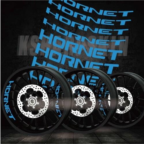 Best selling modified motorcycle personality creative wheel accessories reflective interior side decals for HONDA HORNET hornet