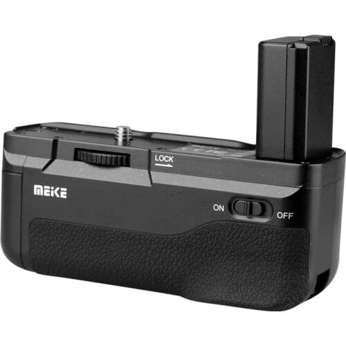 Meike MK-A6300 Vertical Multi Power Battery Hand Grip for Sony A6300 A6000 A6400 A6100 Camera work with 1 or 2 NP-FW50 battery