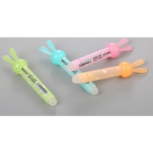 Kawaii Rabbit Eraser For Erasable Pen Cute School Office Supply Stationery Gift