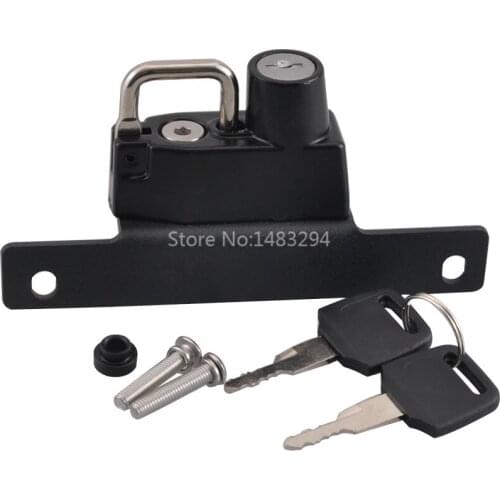 Motorcycle Black Right Side Anti-theft Security Helmet Lock Fits For BMW R Nine T 2017-Up New