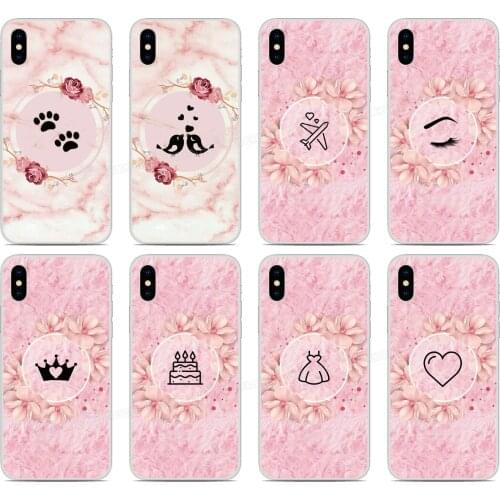 Marble Pink Rose Cover For Wiko Y81 Y51 Y62 Y61 Y50 Y60 Y80 Sunny 5 Lite View 5 Plus 3 4 Lite 2 Go Power U20 U10 Phone Case