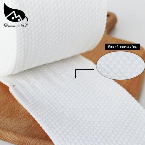 Dream NS 500pcs Pure Cotton Disposable Facial Towel Thickening Pearl Pattern Facial Towel Ms. remover towel 50pcs per roll