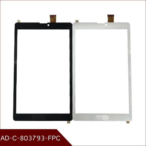 Original New 8''Inch AD-C-803793-FPC Black/White Touch Screen For Tablet Touch Panel digitizer Glass Se Free Shipping