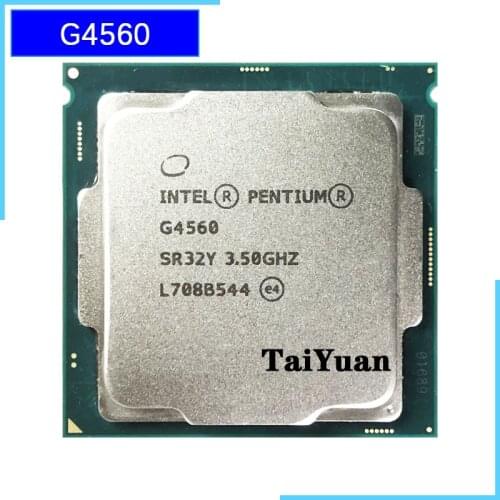 Intel Pentium G4560 3.5 GHz Dual-Core Quad-Thread 54W CPU Processor LGA 1151