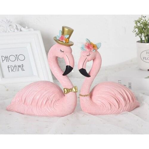 6 in Childrens room Flamingo pink Figurine fairy garden Kawaii room decor Home figurines kids room decoration Christmas gift