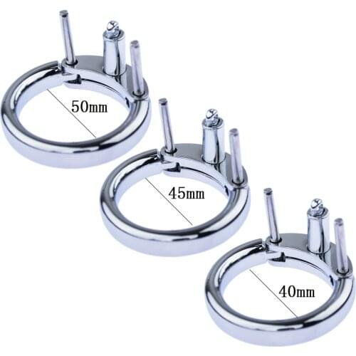 Sex Toys Fetish Toys Chastity Belt Chastity Lock Accessories Three-post Snap Ring