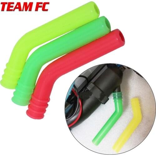 3pcs Extension Silicone Tube For HSP trax hpi 1/10 1/8 Scale Models Nitro RC Car parts Exhaust Pipe High temperature Turn off