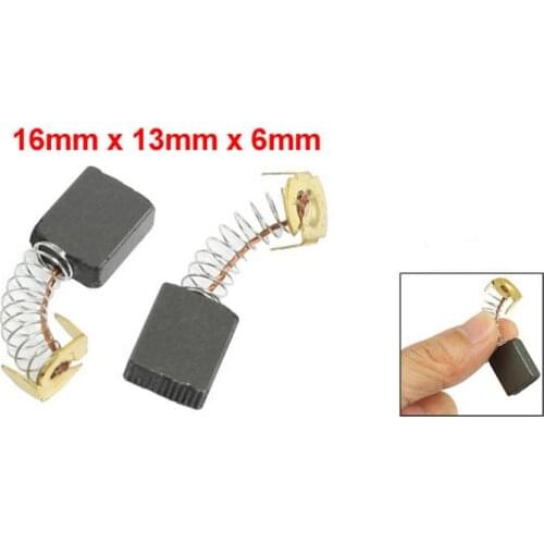 20 Pcs Power Tool 41/64" x 33/64" x 15/64" Replacement Carbon Motor Brushes