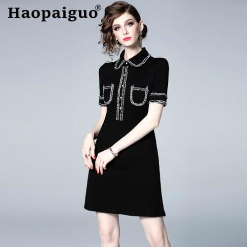 2019 Summer Slim Wrap Dress Women Peter Pan Collar Hepburn Style Mini Bodycon Dress Women with Tassel Casual Work Dress Women