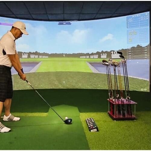300x100cm/300x200cm Home Gym Indoor Golf Simulator For Golf Ball Target Training Display Practice Screens Impact Screen Sensor