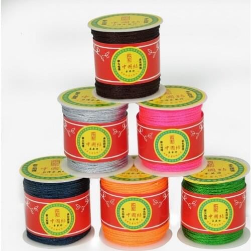 49Yard/roll 1mm Similar DMC Cross Stitch Cotton Embroidery Thread Floss Sewing Skeins Craft DIY Handmade Accessories