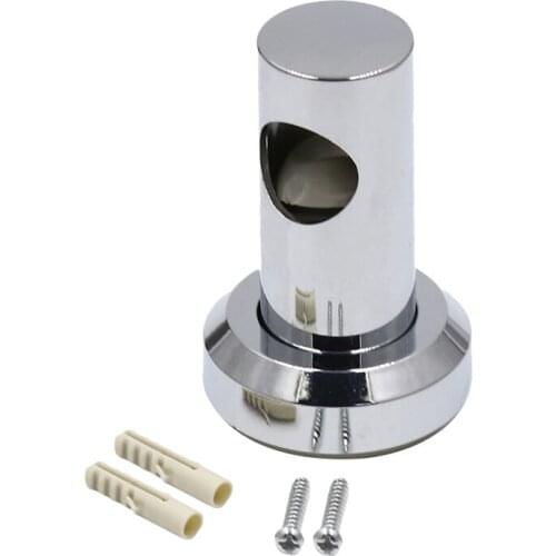 ABS Shower Lifter Rod Holder Adjustable Plug-in Lifting Rod Clamp Holder Bracket Replacement Bathroom Accessories