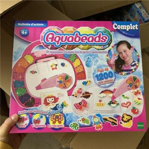 Aquabeads water mist magic bead male girl children handmade creative educational toys play suit entry speed