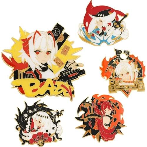 Anime Arknights Brooch Amiya EXUSIAI Pramanix SilverAsh Cartoon Enamel Pin Cosplay Badge Accessories For Clothes Fans Kid Gift