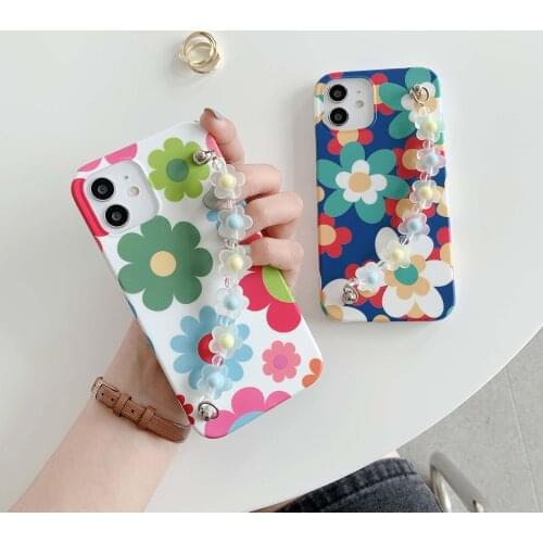 Bracelet Wriststrap Phone Cases for iPhone 11 12 Pro Max Mini Shockproof Back Cover for iPhone XR XS Max X 7 8 Plus Se 2020 Capa
