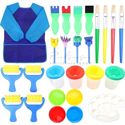 Childrens creative brush multi-functional drawing tools kindergarten art teaching material set of 26 pieces