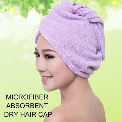 Diffuser Superfine Fiber Bath Hair Dry Hat Shower Cap Soft Strong Water Absorbing Quick Dry Head Towel Cap Hat For Bathing
