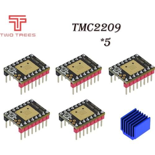 5pcs MKS TMC2209 V2.0 Stepper Motor Driver StepStick 3d printer parts 2.5A UART ultra silent For SKR V1.3 SGen Gen L Robin Nano