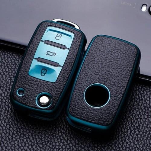 Hot Sale TPU Car Key Cover Case For Volkswagen Polo Tiguan Passat B5 B6 B7 Golf 4 5 6 Mk6 Jetta Lavida For Skoda Octavia Protect