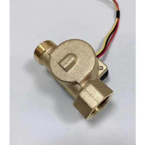 Hall Effect G1/2" Brass Connectors with Nylon DN15 Flow Range 1-30L/Min Liquid Water Sensor Switch SEN-HZ21FA