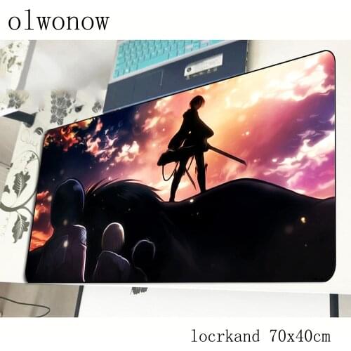 Attack on titan mousepad 700x400x3mm Mass pattern gaming mouse pad gamer mat cute game computer desk padmouse keyboard play mats