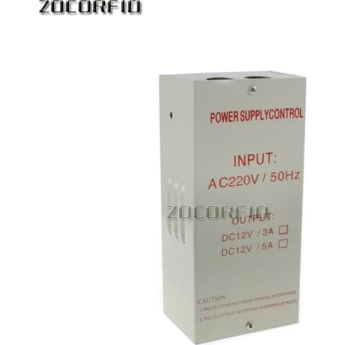 Access Control Power Supply Transformer Door Supplier Adapter Covertor System Machine DC 12V 3A 5A AC 110~240V