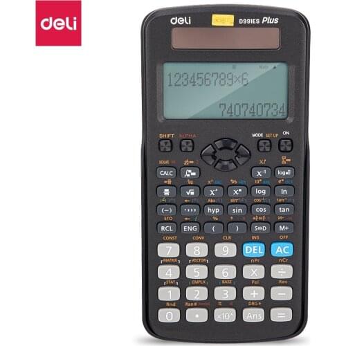 Deli 991ES Scientific Calculator 417 Function standard Engineer Calculators middle high school student supplies electronic calcu