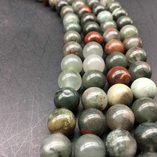 Natural Ocean Stone Round Loose Beads For Jewelry Making bracelet necklace 4 mm 6 mm 8 mm 10 mm 12mm Diy Bracelet