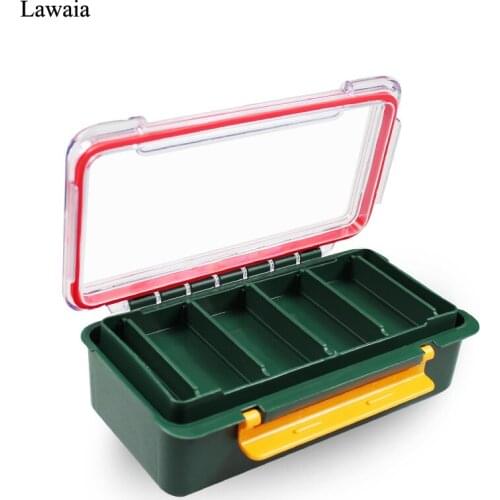 Lawaia Compartment Double Sided Fishing Lure Bait Hooks Tackle Waterproof Fishing Gear Accessories Storage Boxes For Hooks Baits