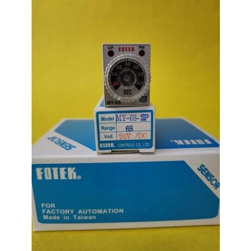 MY-6S-2P-DC24V brand new original imported Taiwan FOTEK timer