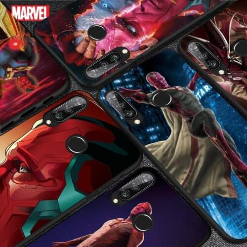 Marvel Cool Vision For Huawei Y5 6 7 8 9 Y5P Y6S Y6P Y7P Y7A Y8P Y8S Y9A Y9S 2018 2019 2020 Pro Prime Black Soft Phone Case