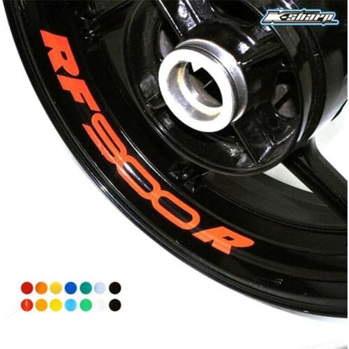 8 X CUSTOM INNER RIM DECALS WHEEL Reflective STICKERS STRIPES For RF 900R RF900 R RF900R