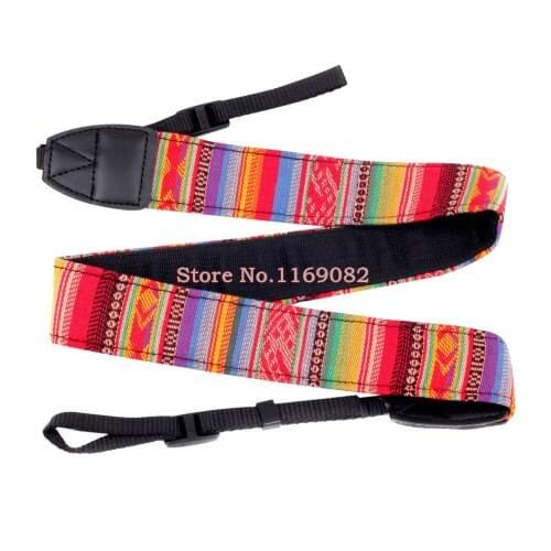 Camera Neoprene Neck Strap For Fujifilm Camera FinePix X100 X-Pro1 X-E1 X20 For sony A9 A7R3 A7R2 A6500 A6300 A6000 A5100 A5200