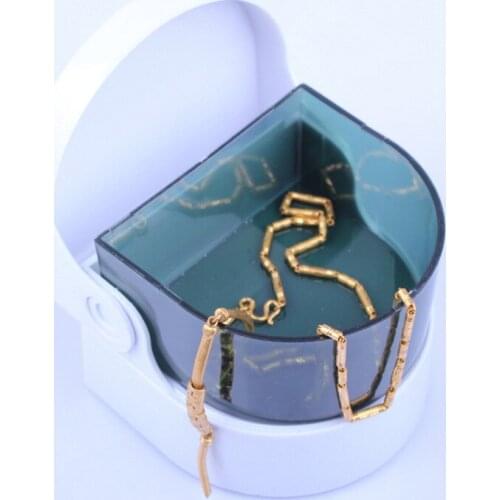 New Jewelry Cleaner Domestic Vibrating Jewelry Cleaner Denture Gold and Silver Jewelry Cleaning Box creative gifts