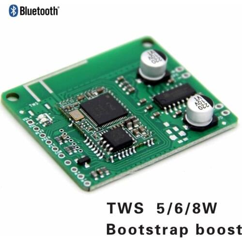 Qualcomm CSRA64110 Bluetooth mono power amplifier board TWS pair box with self-boosting 5W6W8W Bluetooth power amplifier board